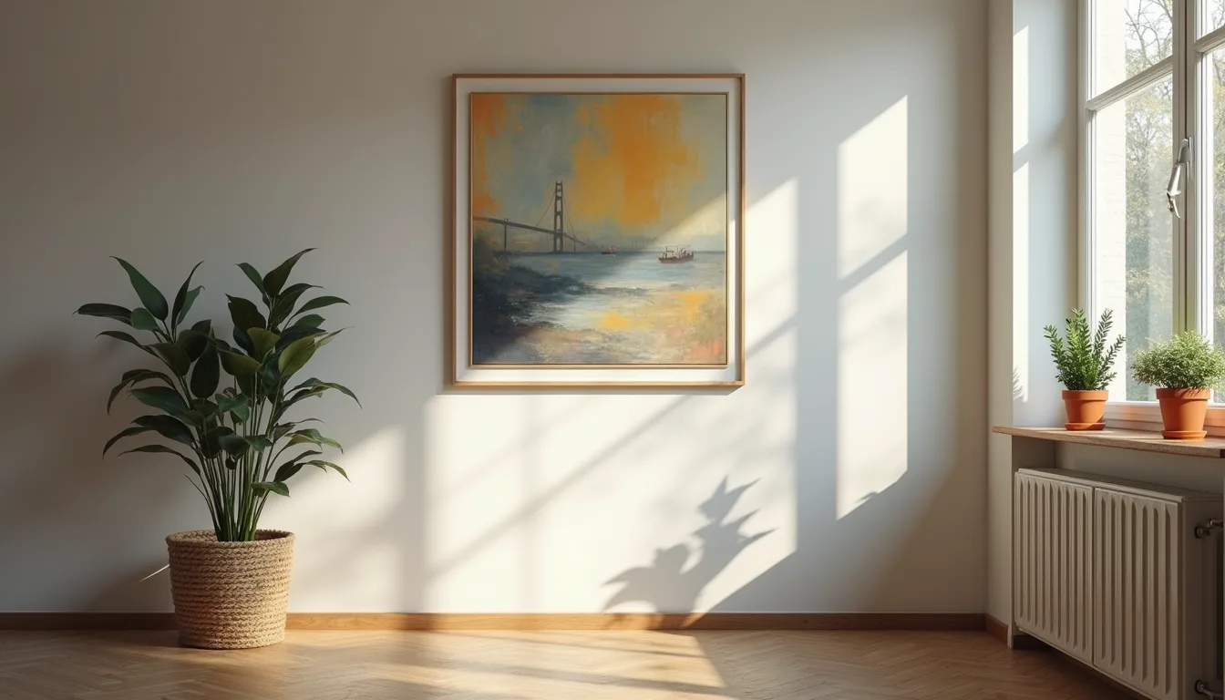 Interior living room painted by residential painters in Calgary